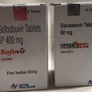 Sofovir (Софосбувір 400 мг) 28 таблеток + Daclahep (Даклатасвір 60 мг)  №28 таблеток + №28 таблеток